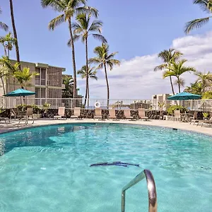 Cozy With Lanai And Ocean View! Apartment Kailua-Kona